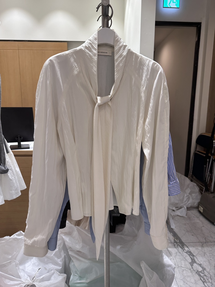 THE SIGNATURE韓國㊣直郵東大門代購女裝新品時尚襯衫蕾絲衫THE SIGNATURE襯衫/蕾絲衫圖色2