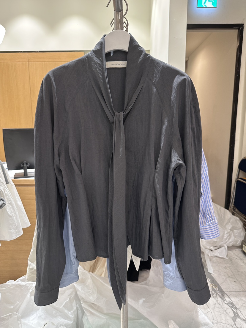 THE SIGNATURE韓國㊣直郵東大門代購女裝新品時尚襯衫蕾絲衫THE SIGNATURE襯衫/蕾絲衫圖色3