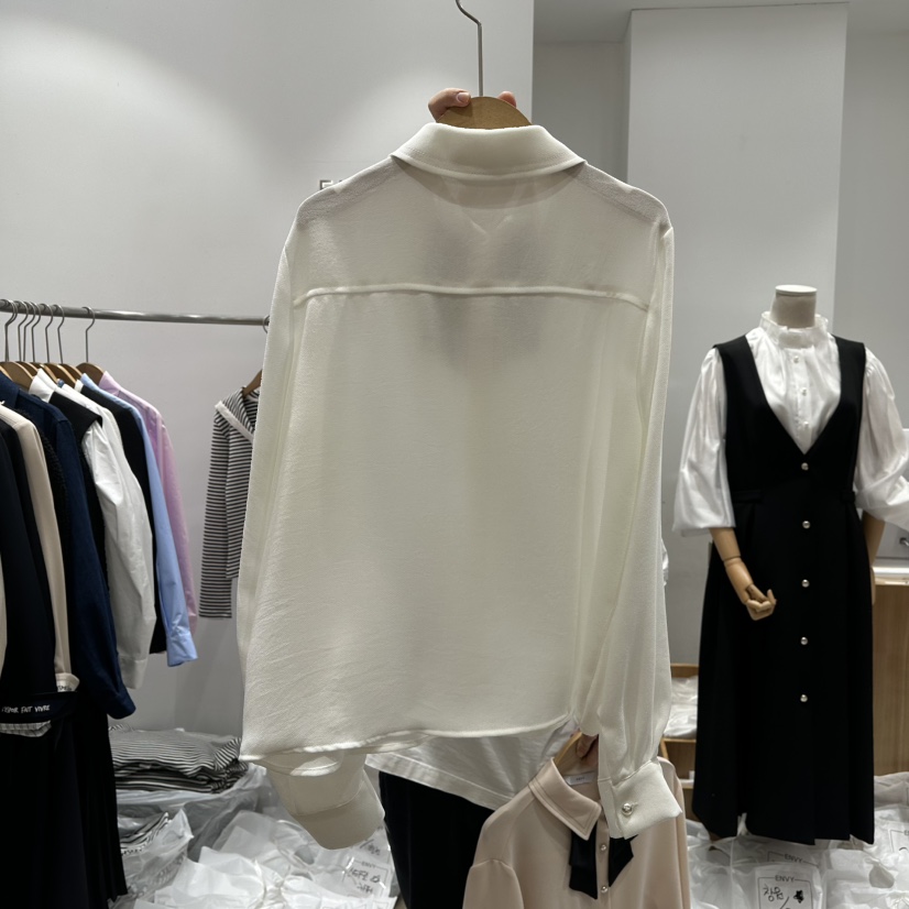 ENVY韓國直郵㊣東大門實拍女裝新款25春夏人氣推薦襯衫蕾絲衫ENVY襯衫/蕾絲衫