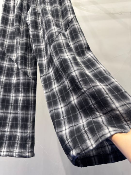 1.3韓國代購女裝新品推薦人氣職業休閑時尚25春夏休閑褲格紋1.3休閑褲