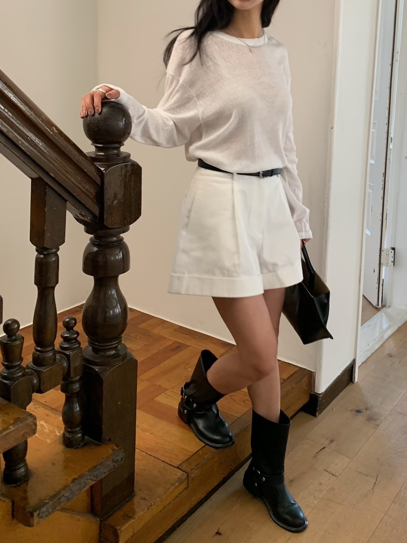 BLEECKER韓國直郵女士新款時尚推薦25春夏熱賣休閑人氣長袖T恤BLEECKER長袖T恤