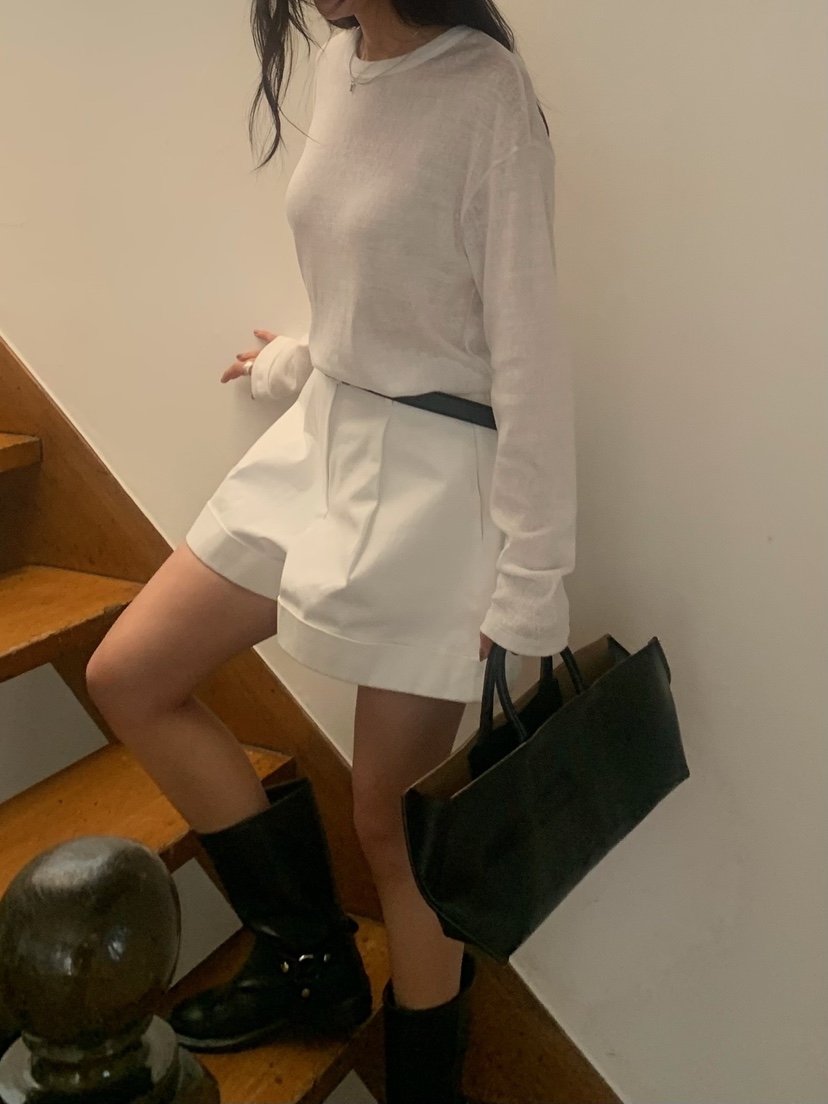BLEECKER韓國直郵女士新款時尚推薦25春夏熱賣休閑人氣長袖T恤BLEECKER長袖T恤