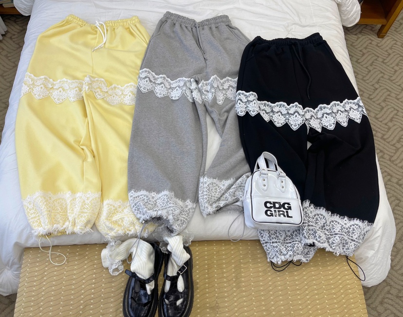 BOUTIQUE-L韓國直郵女士新款25春夏推薦休閑熱賣時尚休閑褲BOUTIQUE-L休閑褲