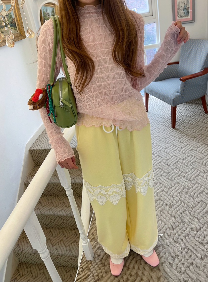 BOUTIQUE-L韓國直郵女士新款25春夏推薦休閑熱賣時尚休閑褲BOUTIQUE-L休閑褲