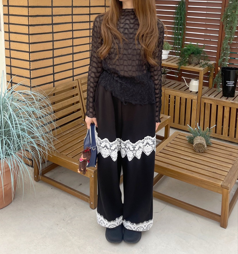 BOUTIQUE-L韓國直郵女士新款25春夏推薦休閑熱賣時尚休閑褲BOUTIQUE-L休閑褲