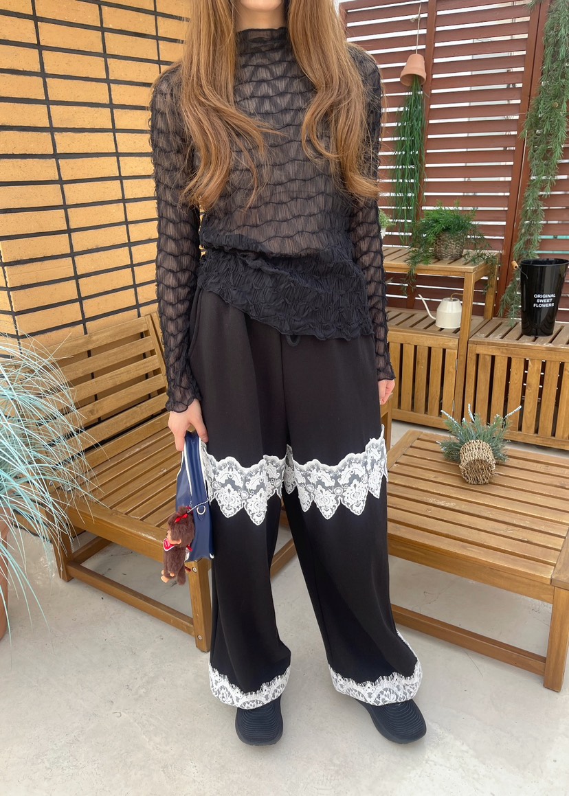 BOUTIQUE-L韓國直郵女士新款25春夏推薦休閑熱賣時尚休閑褲BOUTIQUE-L休閑褲