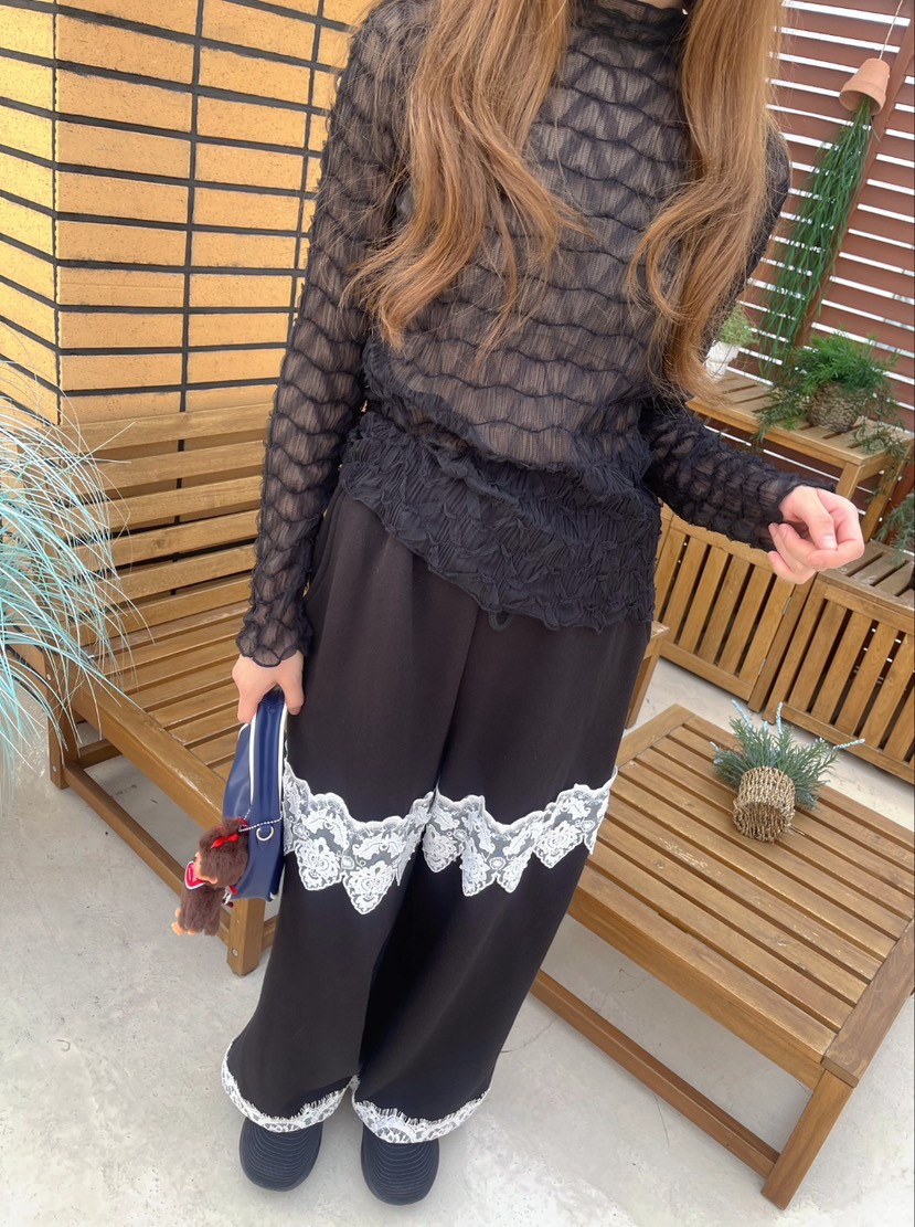 BOUTIQUE-L韓國直郵女士新款25春夏推薦休閑熱賣時尚休閑褲BOUTIQUE-L休閑褲