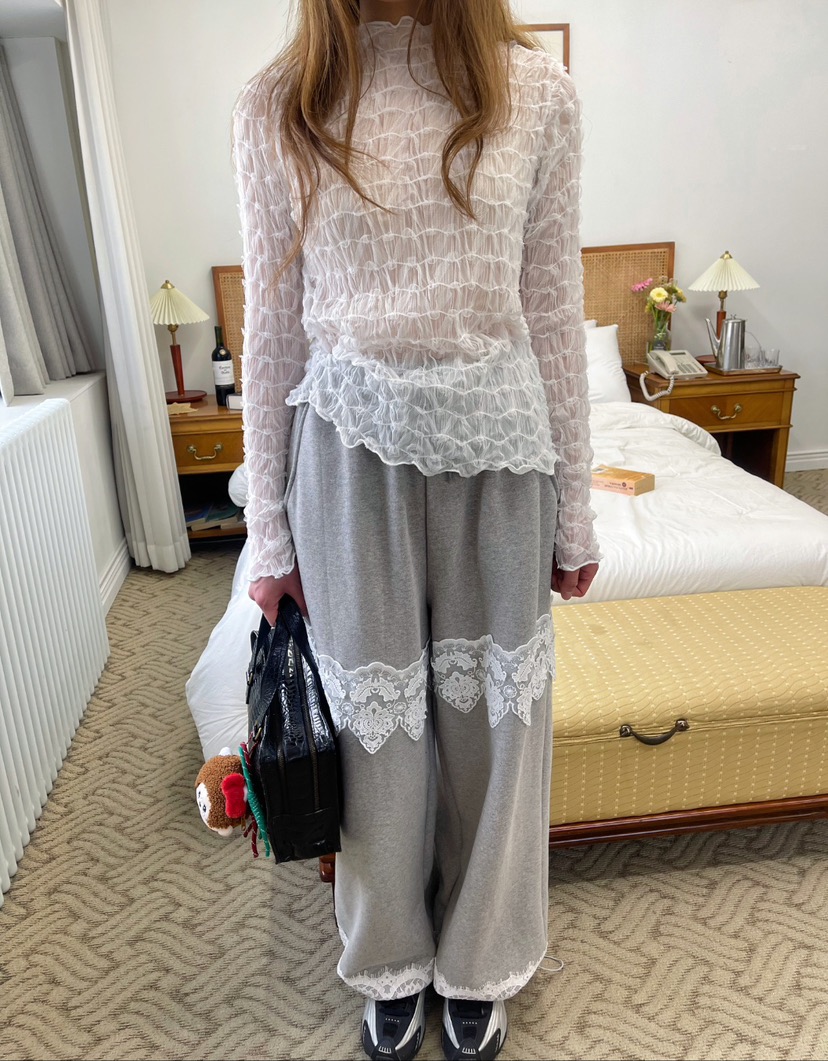 BOUTIQUE-L韓國直郵女士新款25春夏推薦休閑熱賣時尚休閑褲BOUTIQUE-L休閑褲圖色2