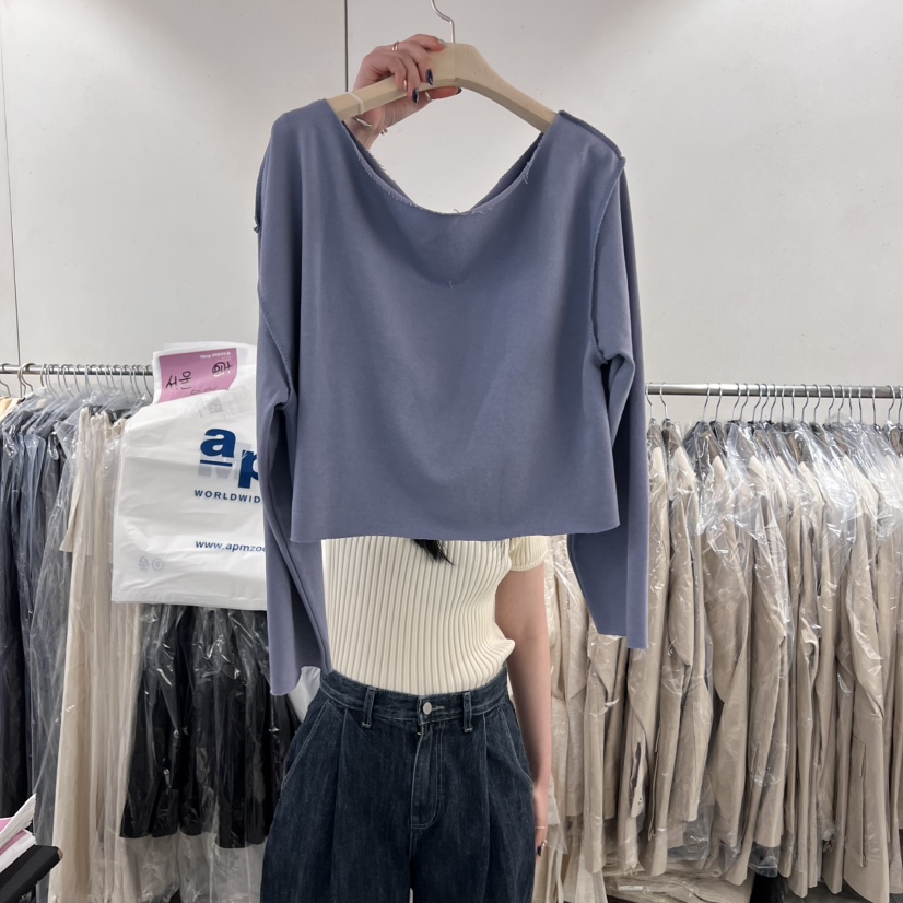 SHOP POSTER東大門代購女士新品25春夏時尚真品衛衣不含內搭SHOP_POSTER衛衣