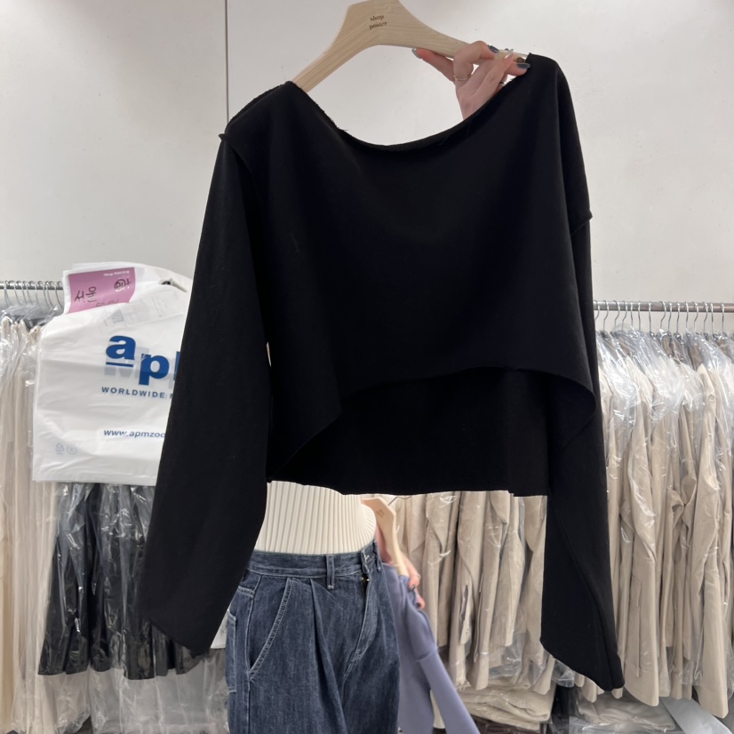 SHOP POSTER東大門代購女士新品25春夏時尚真品衛衣不含內搭SHOP_POSTER衛衣圖色2
