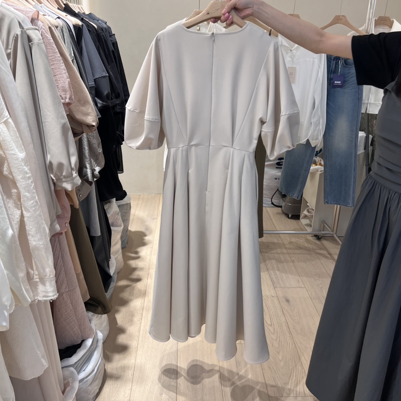 ARCHER東大門實拍女裝新品25春夏熱賣真品推薦職業連衣裙拉鏈ARCHER連衣裙