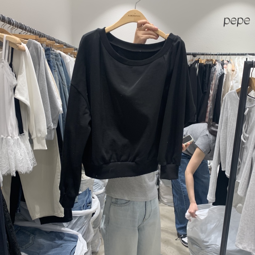 ALMOND PEPE東大門代購女裝新款休閑人氣25春夏時尚職業衛衣ALMOND PEPE衛衣圖色3