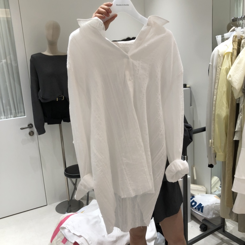 MONDAY TO SUNDAY東大門直郵女士新款人氣25春夏襯衫蕾絲衫MONDAY TO SUNDAY襯衫/蕾絲衫圖色3
