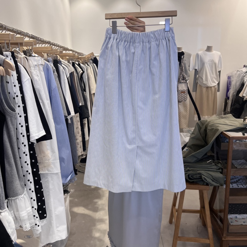 TAN&amp;COMO東大門直郵女士新品25春夏職業真品半身裙中短裙tan-COMO半身裙/中短裙