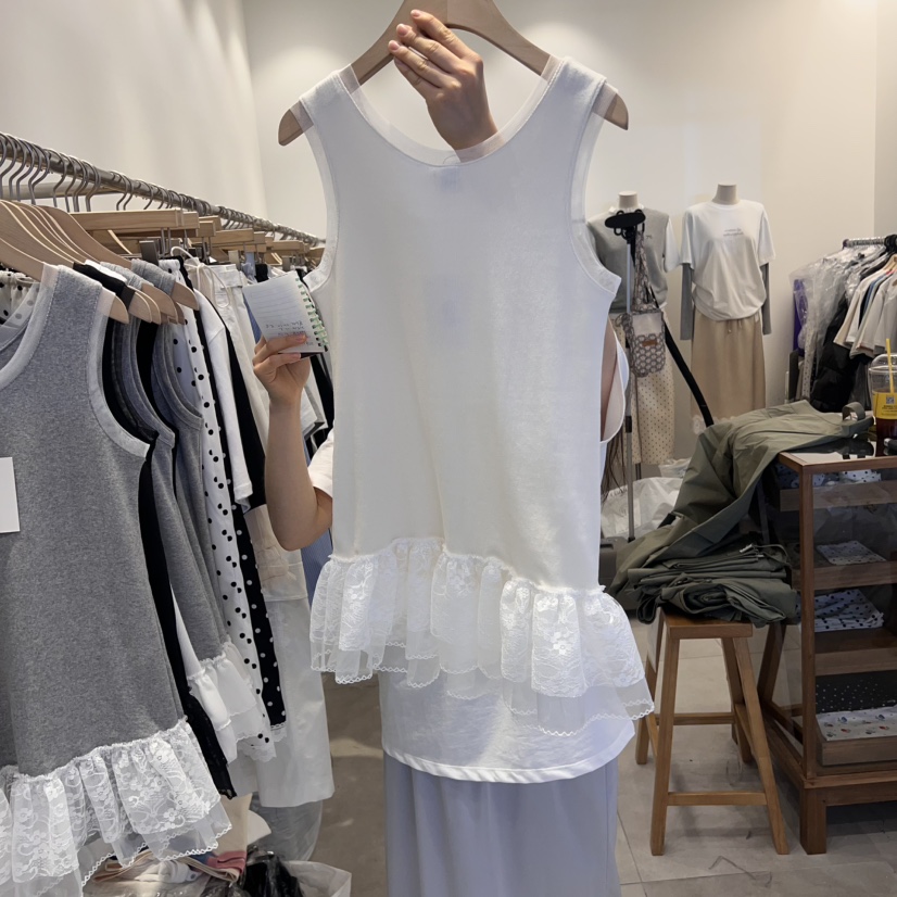 TAN&amp;COMO韓國直郵女裝新品推薦熱賣人氣休閑時尚吊帶背心tan-COMO吊帶/背心