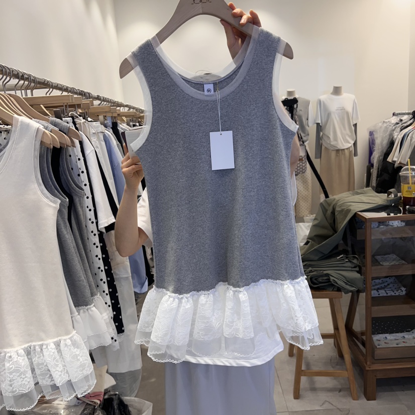 TAN&amp;COMO韓國直郵女裝新品推薦熱賣人氣休閑時尚吊帶背心tan-COMO吊帶/背心圖色2
