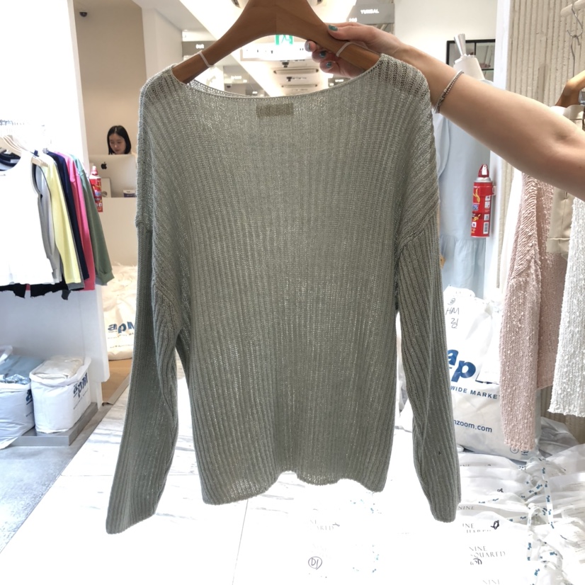 NINESQUARED韓國代購女裝新款熱賣時尚休閑職業25春夏針織衫NINESQUARED針織衫