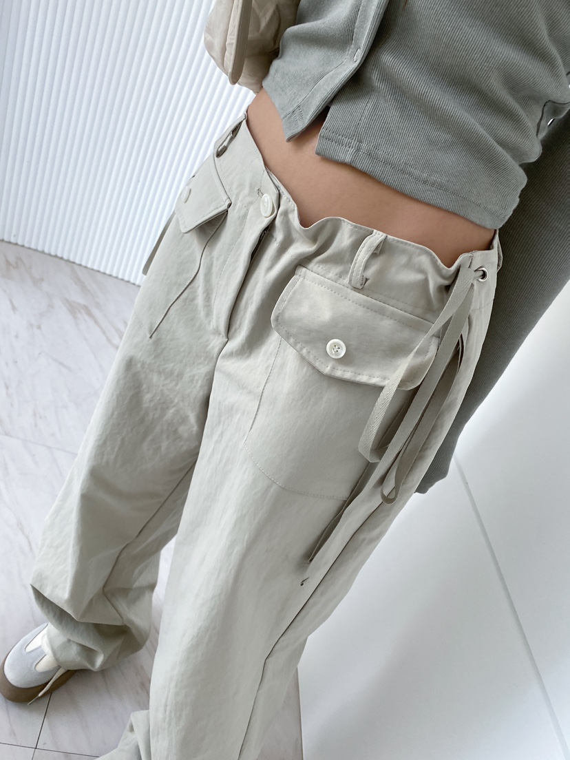 CLOTH直郵韓國代購㊣女裝新品人氣休閑熱賣推薦時尚休閑褲口袋CLOTH休閑褲
