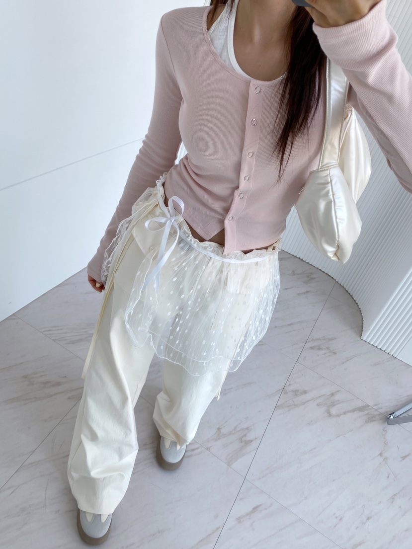 CLOTH直郵韓國代購㊣女裝新品人氣休閑熱賣推薦時尚休閑褲口袋CLOTH休閑褲