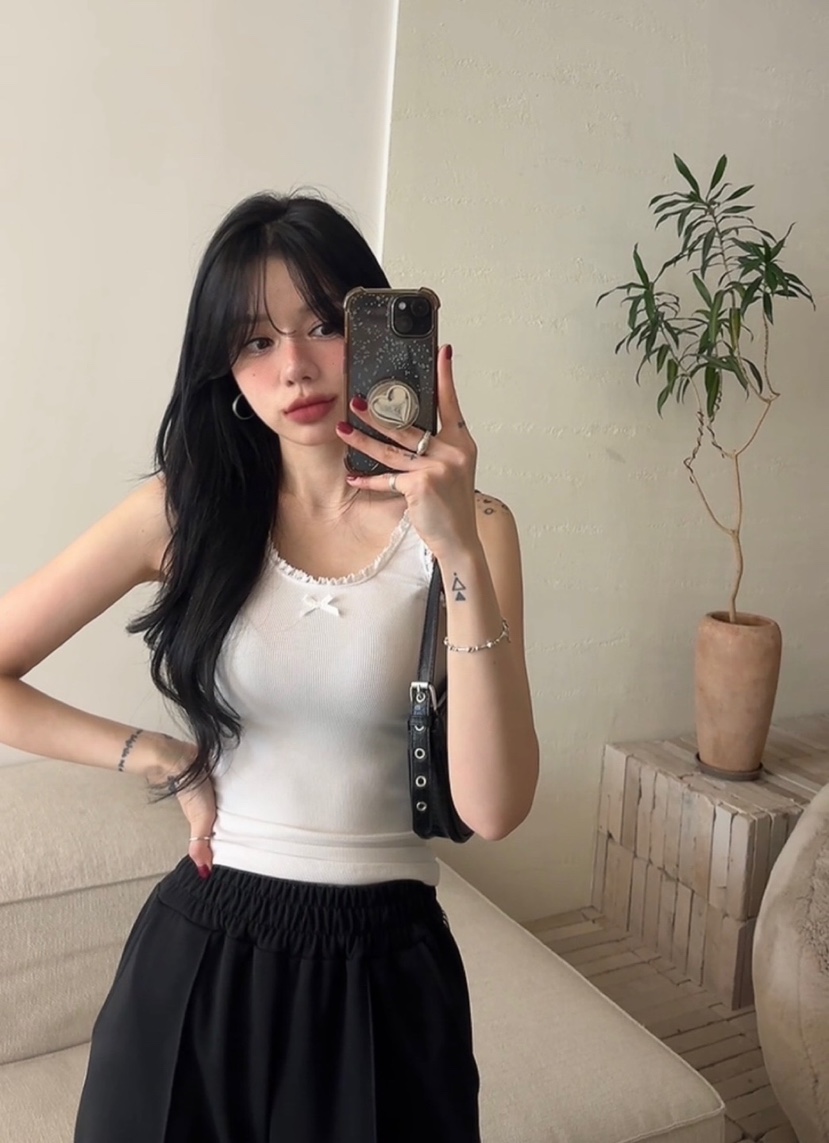 AMUSE SEOUL韓國直郵㊣女裝新品人氣時尚推薦職業吊帶背心AMUSE SEOUL吊帶/背心