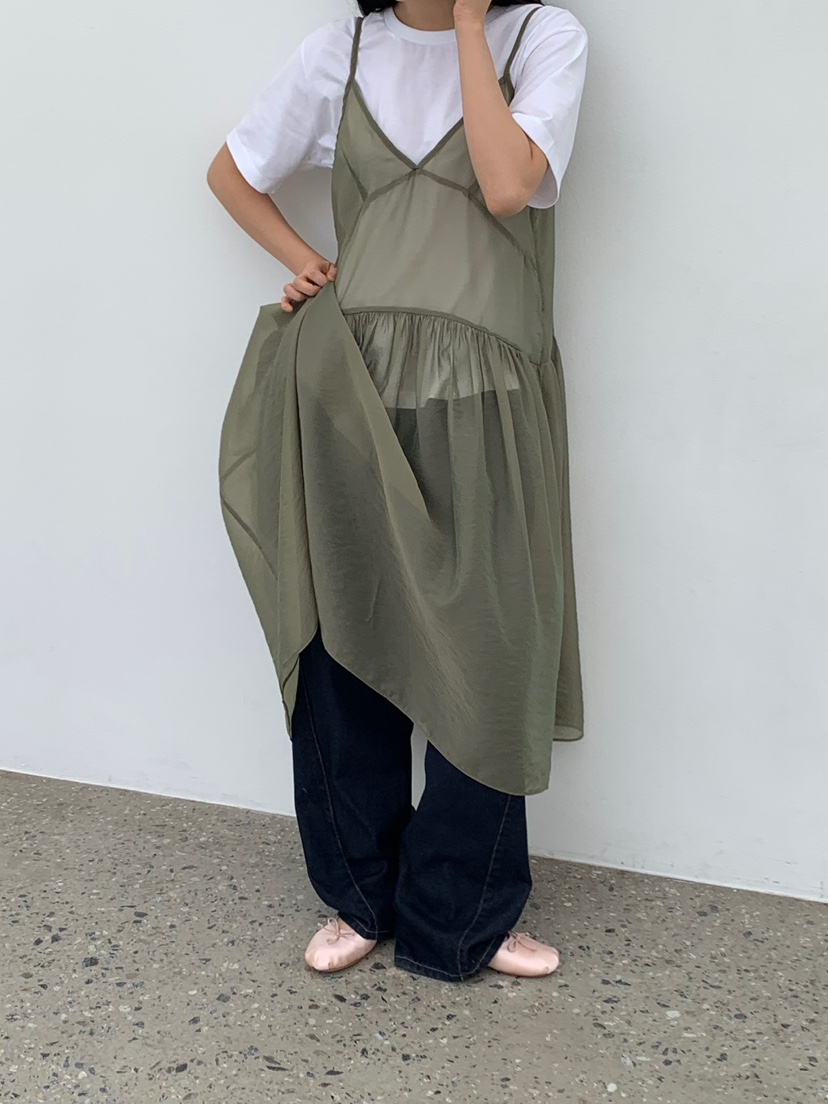 LOVE MY SANTA韓國㊣直郵東大門代購女裝新品時尚連衣裙歐根紗Santa/LOVE MY SANTA連衣裙