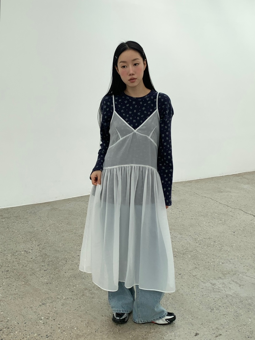 LOVE MY SANTA韓國㊣直郵東大門代購女裝新品時尚連衣裙歐根紗Santa/LOVE MY SANTA連衣裙