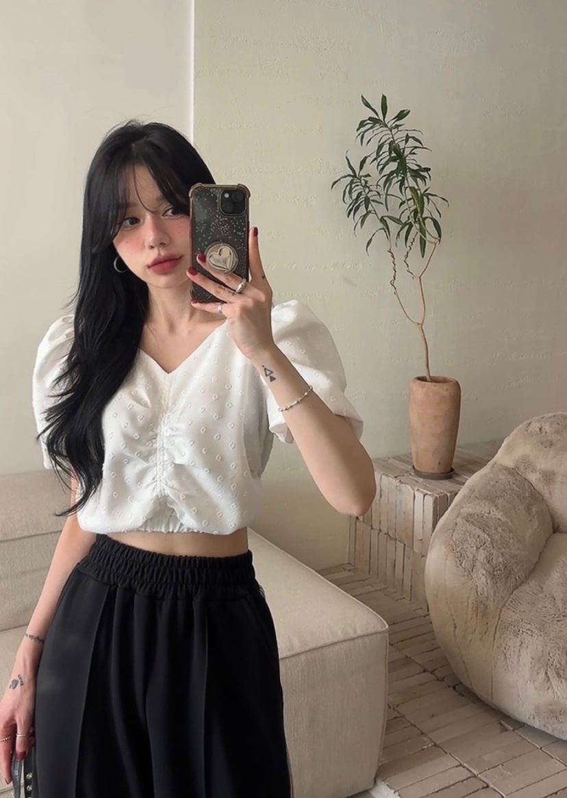 AMUSE SEOUL韓國直郵㊣女裝新品休閑人氣熱賣時尚襯衫蕾絲衫AMUSE SEOUL襯衫/蕾絲衫