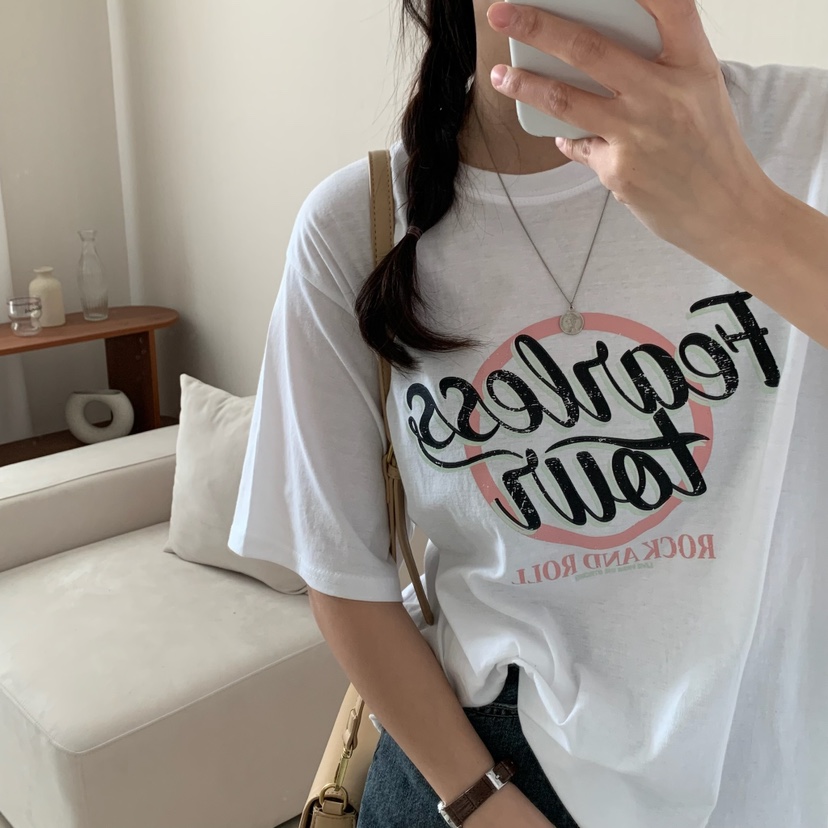 HELLO JINI韓國直郵㊣女裝新品人氣熱賣推薦休閑25春夏T恤HELLO JINIT恤