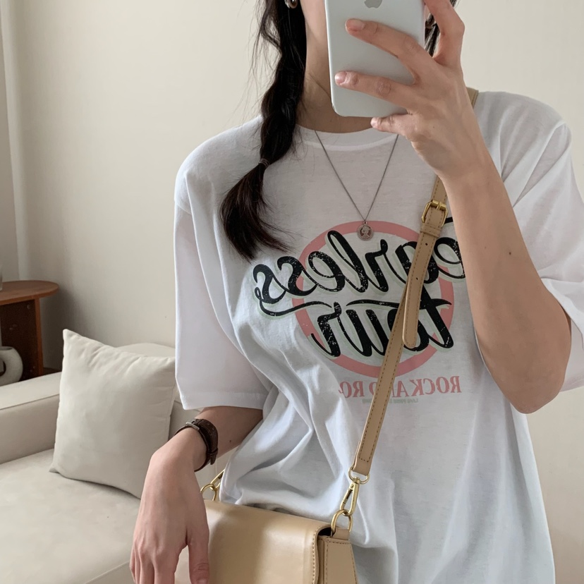 HELLO JINI韓國直郵㊣女裝新品人氣熱賣推薦休閑25春夏T恤HELLO JINIT恤