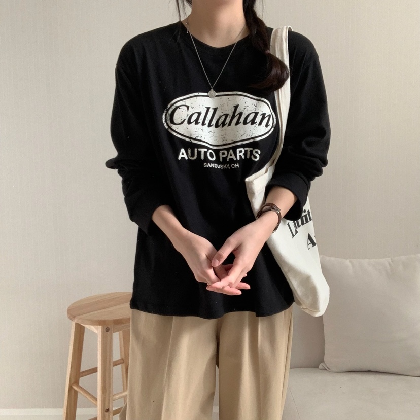 HELLO JINI韓國直郵㊣女裝新款職業25春夏人氣推薦長袖T恤HELLO JINI長袖T恤圖色2