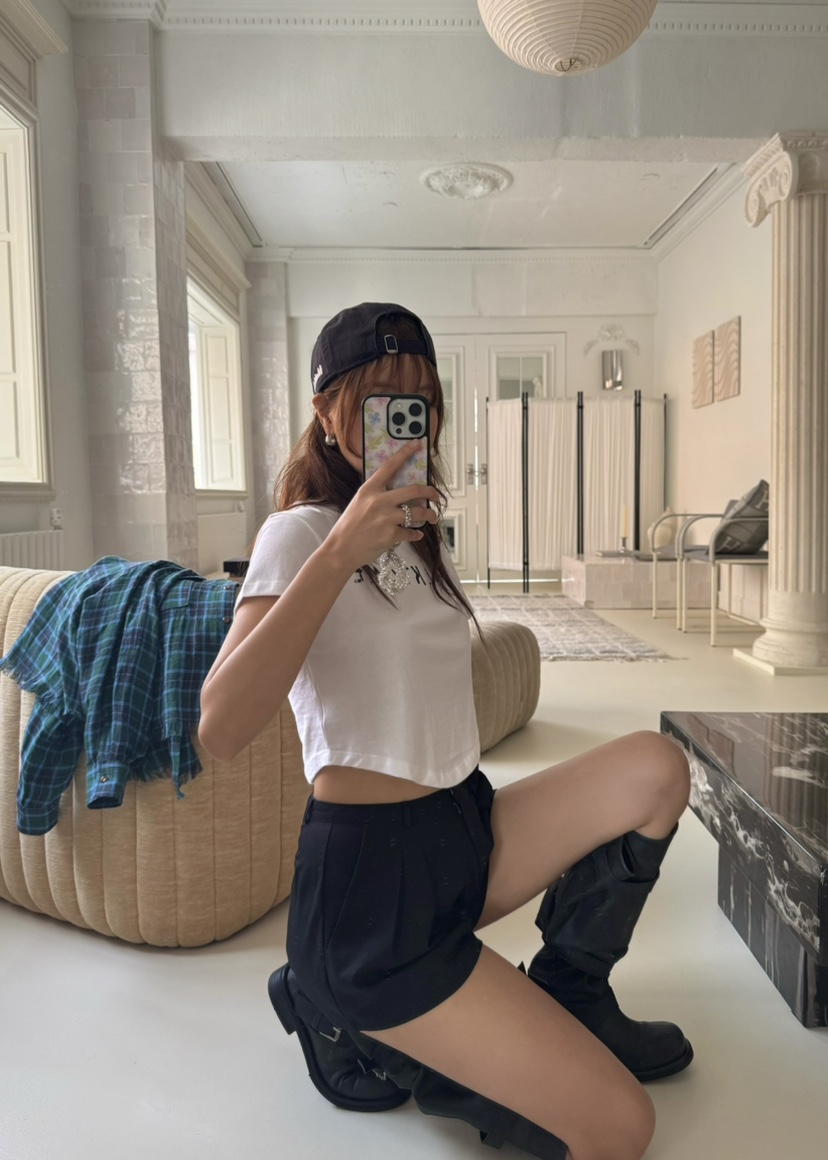 OUPPT直郵韓國代購㊣女裝新款熱賣25春夏職業推薦人氣休閑T恤OUPPTT恤