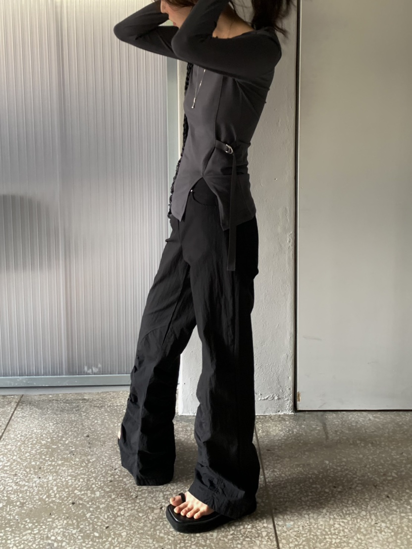 MONDAYMORING韓國直郵㊣女裝新品25春夏職業熱賣人氣休閑褲MONDAYMORING休閑褲