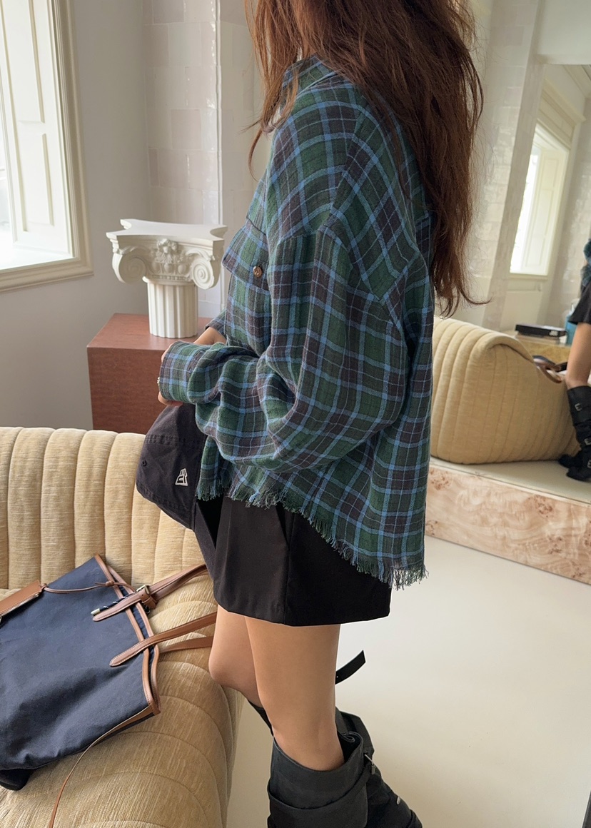 OUPPT韓國㊣直郵東大門代購女裝新款人氣熱賣襯衫蕾絲衫亞麻OUPPT襯衫/蕾絲衫