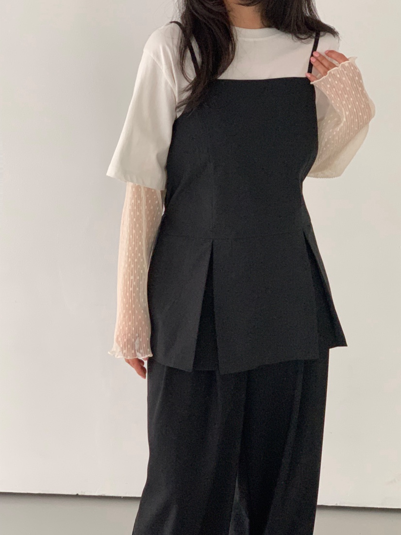 BEFORE SUNRISE直郵韓國代購㊣女裝新品熱賣職業人氣吊帶背心BEFORE SUNRISE吊帶/背心