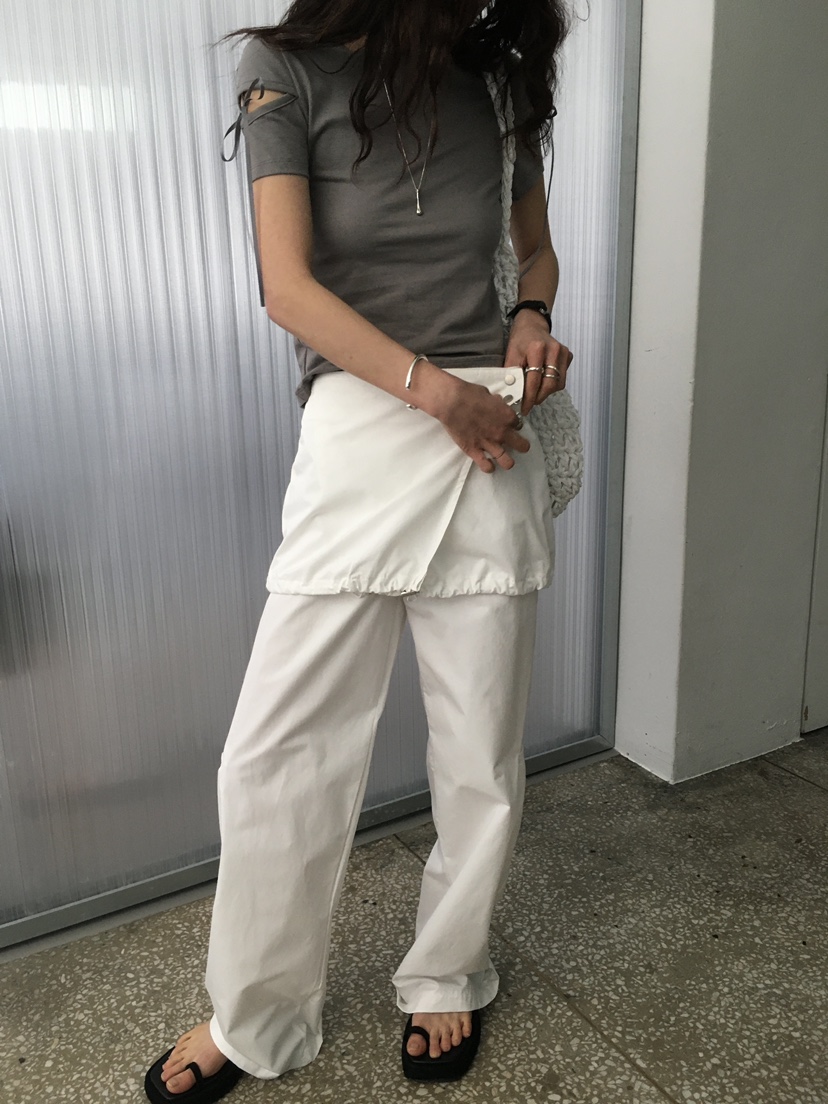 MONDAYMORING韓國直郵㊣女裝新品人氣休閑25春夏熱賣時尚裙褲MONDAYMORING裙褲