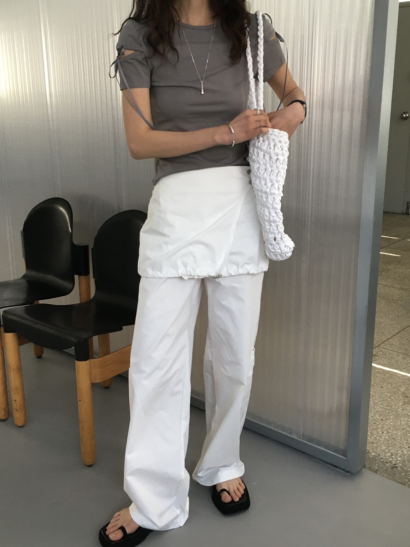 MONDAYMORING韓國直郵㊣女裝新品人氣休閑25春夏熱賣時尚裙褲MONDAYMORING裙褲