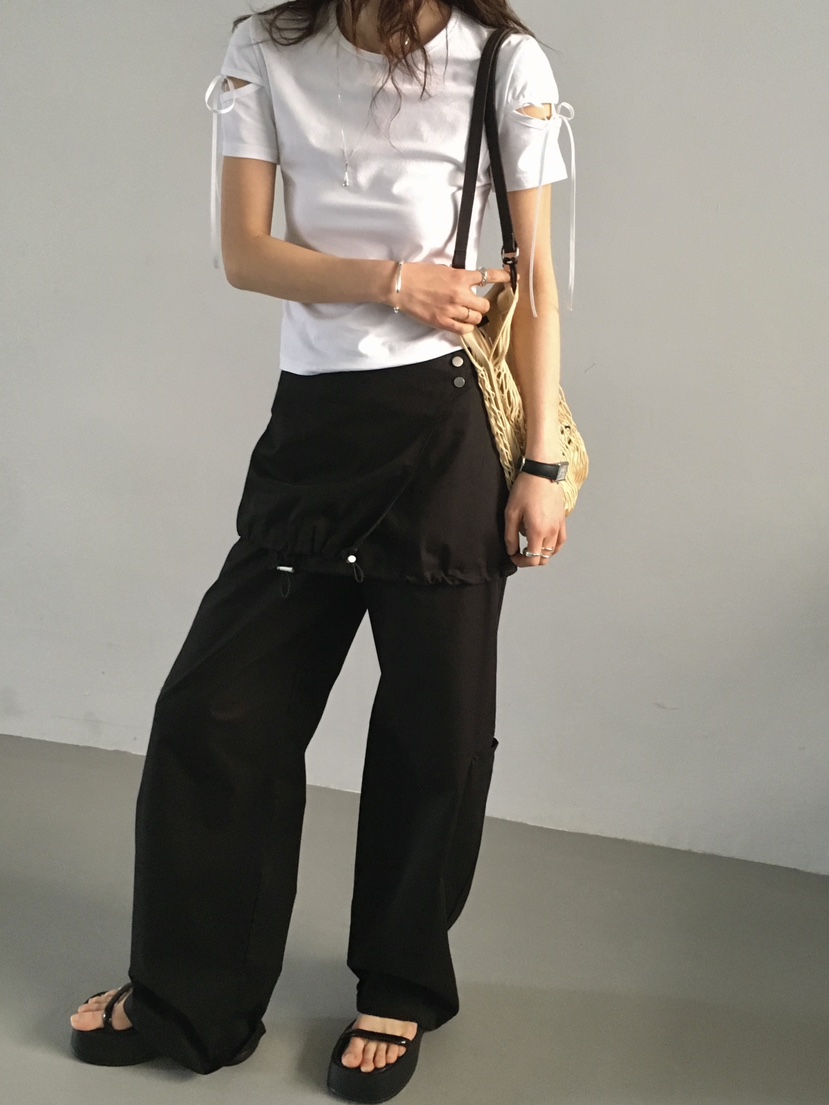MONDAYMORING韓國直郵㊣女裝新品人氣休閑25春夏熱賣時尚裙褲MONDAYMORING裙褲