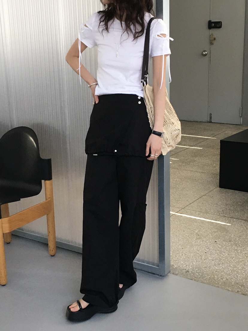 MONDAYMORING韓國直郵㊣女裝新品人氣休閑25春夏熱賣時尚裙褲MONDAYMORING裙褲