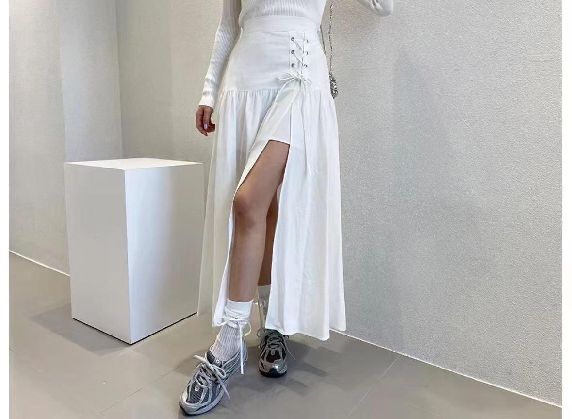 BLACK LINE韓國㊣直郵東大門代購女裝新品25春夏推薦人氣長裙BLACK LINE長裙圖色2