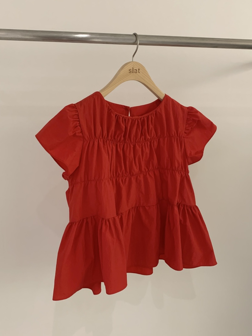 SLAT韓國直郵㊣女裝新品25春夏職業推薦時尚休閑襯衫蕾絲衫SLAT襯衫/蕾絲衫