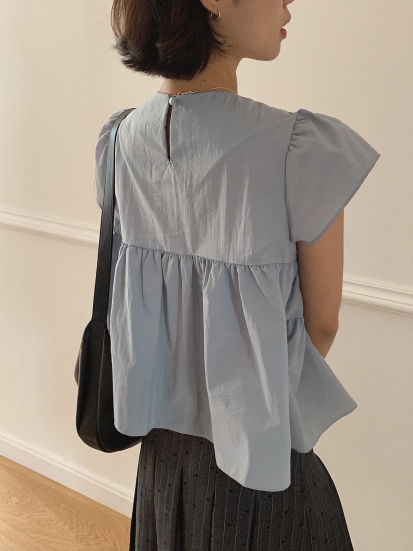 SLAT韓國直郵㊣女裝新品25春夏職業推薦時尚休閑襯衫蕾絲衫SLAT襯衫/蕾絲衫