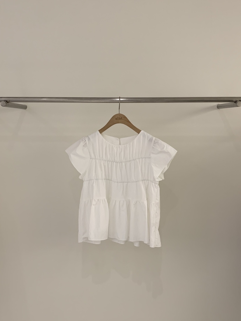 SLAT韓國直郵㊣女裝新品25春夏職業推薦時尚休閑襯衫蕾絲衫SLAT襯衫/蕾絲衫圖色2