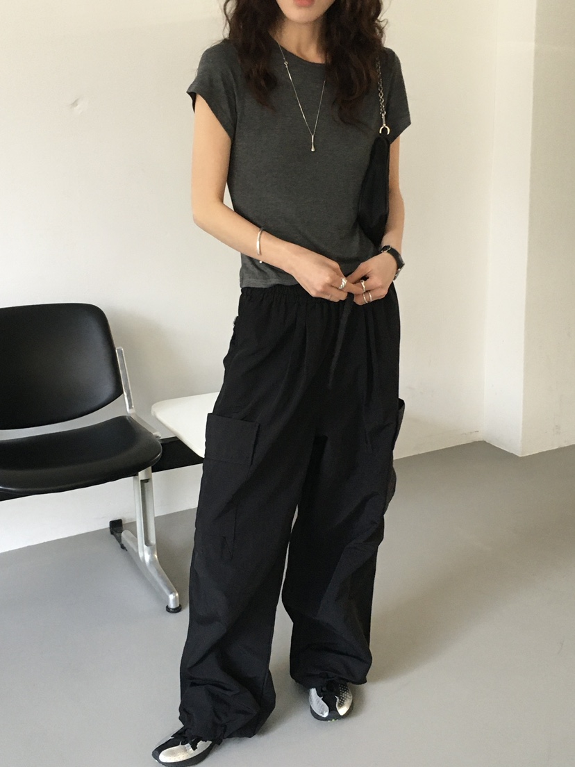 MONDAYMORING韓國㊣直郵東大門代購女裝新品人氣25春夏休閑褲MONDAYMORING休閑褲