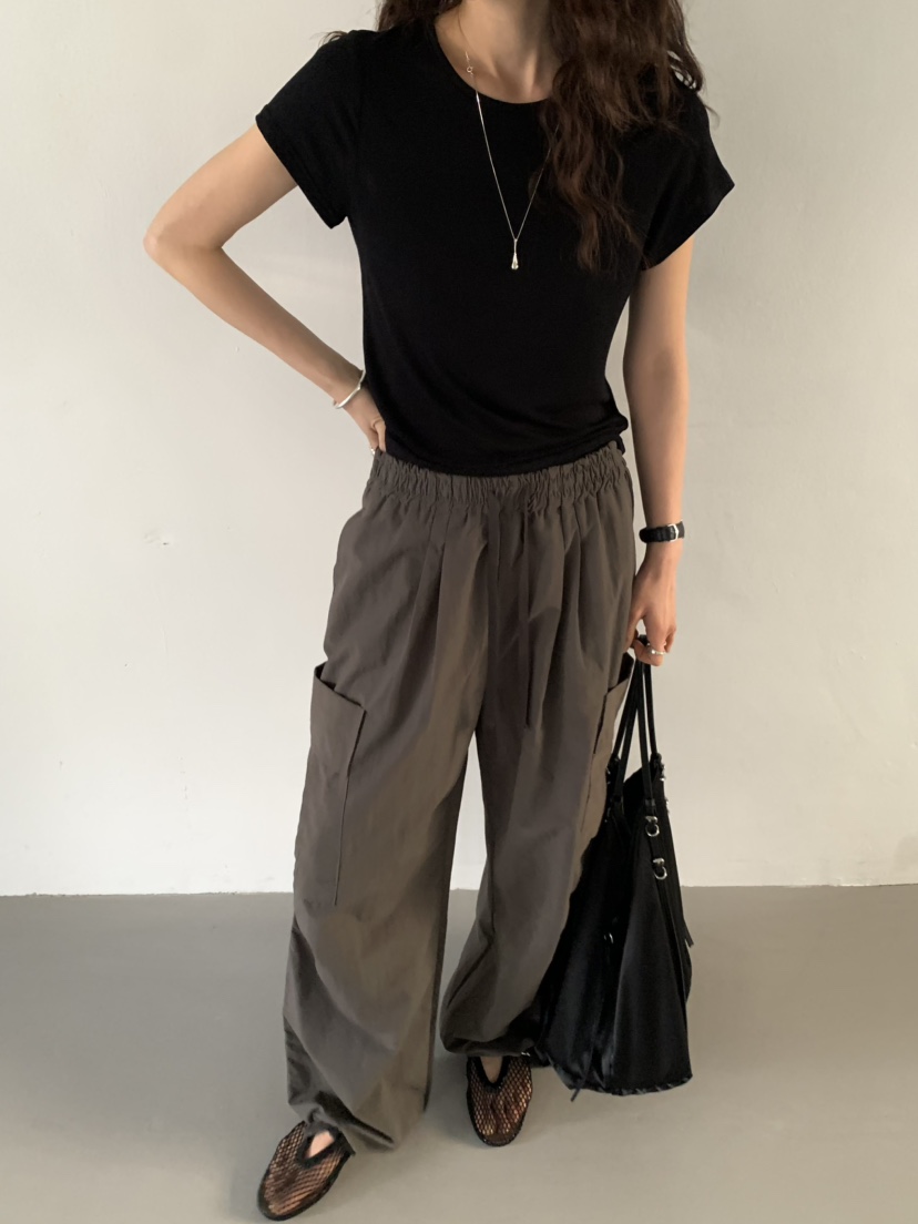 MONDAYMORING韓國㊣直郵東大門代購女裝新品人氣25春夏休閑褲MONDAYMORING休閑褲