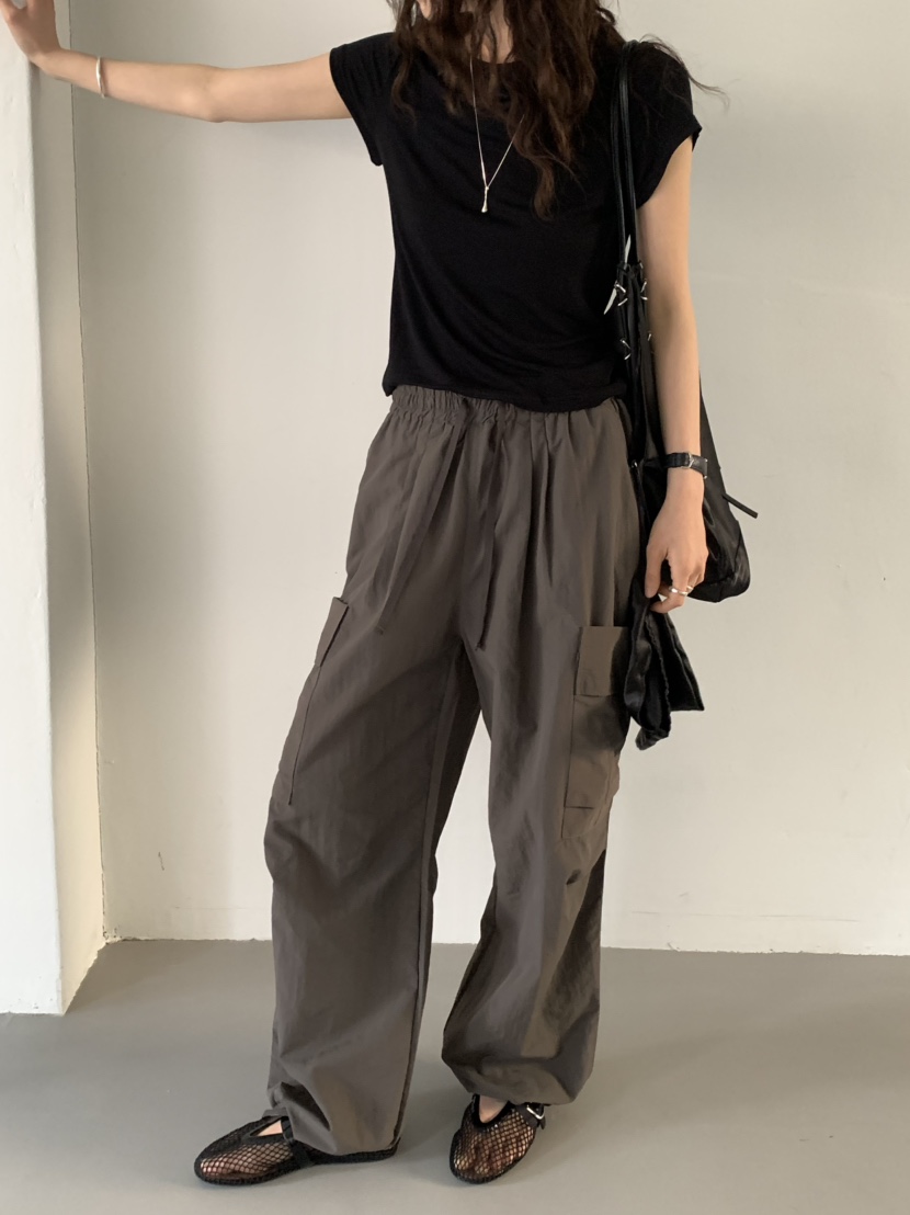 MONDAYMORING韓國㊣直郵東大門代購女裝新品人氣25春夏休閑褲MONDAYMORING休閑褲