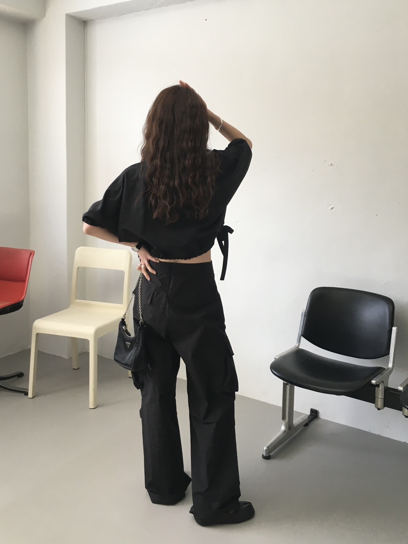 MONDAYMORING韓國直郵㊣女裝新款熱賣人氣休閑時尚推薦休閑褲MONDAYMORING休閑褲