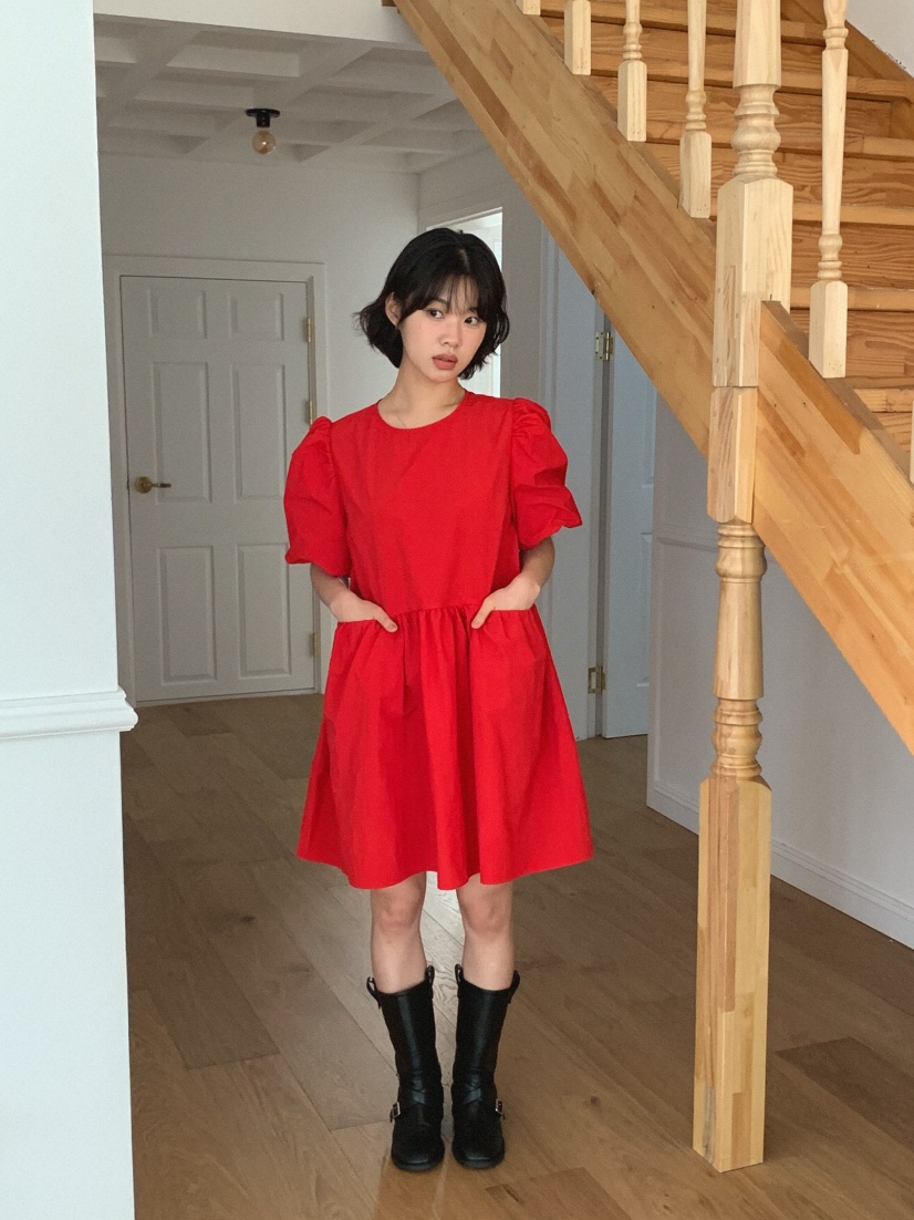 SLAT韓國直郵㊣東大門實拍女裝新款休閑推薦熱賣時尚連衣裙SLAT連衣裙
