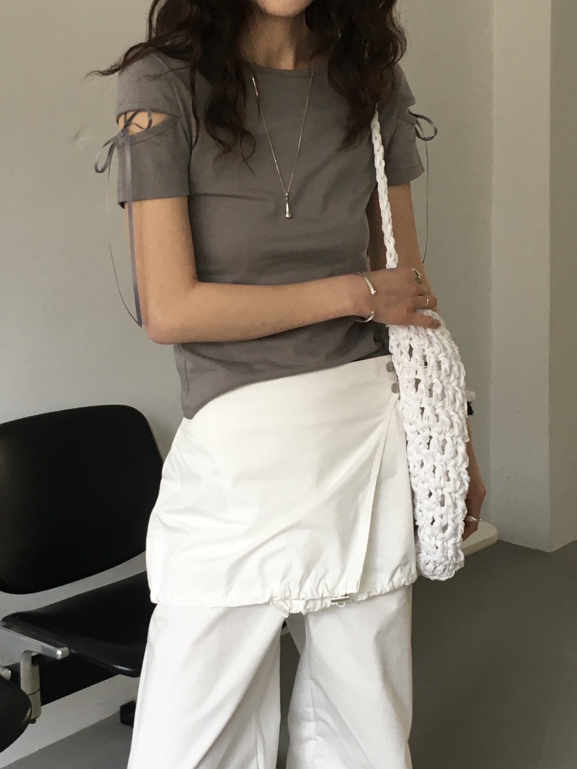 MONDAYMORING韓國直郵㊣女裝新品25春夏推薦時尚人氣休閑T恤MONDAYMORINGT恤