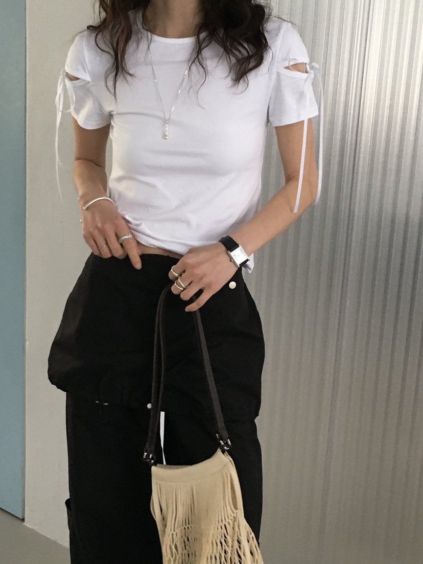 MONDAYMORING韓國直郵㊣女裝新品25春夏推薦時尚人氣休閑T恤MONDAYMORINGT恤