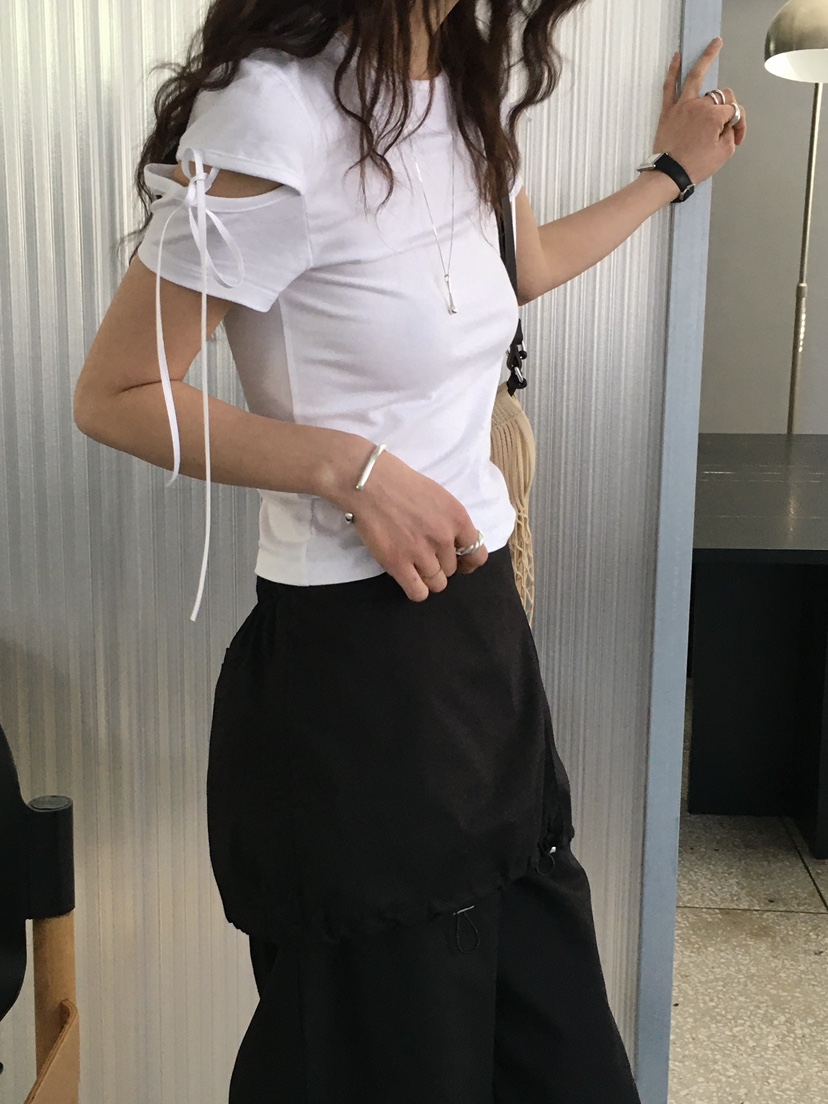 MONDAYMORING韓國直郵㊣女裝新品25春夏推薦時尚人氣休閑T恤MONDAYMORINGT恤